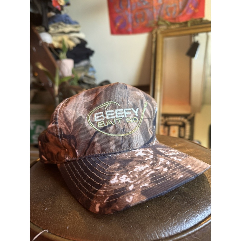 Beefy Bait Co Chesapeake fishing tackle Trucker Mesh Snapback trucker hat